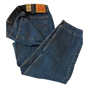 LEVIs New NWT Dark Jeans 505 Regular Fit 40 X 30 RED TAG COTTON